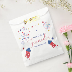 4th of July Patriotic independence  birthday party Favour Bags