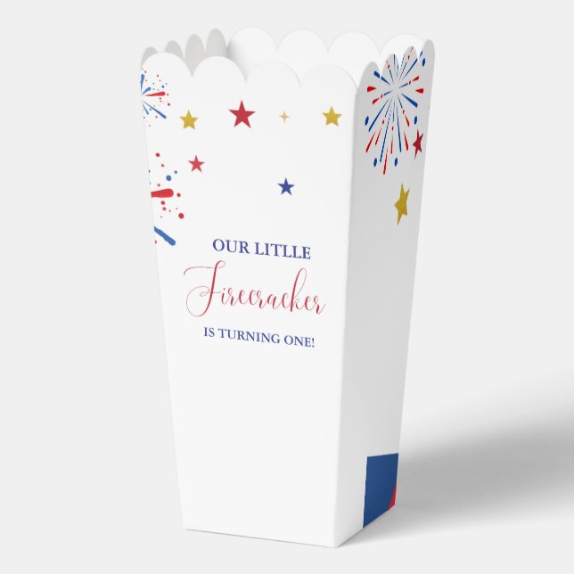 4th of July Patriotic independence  birthday party Favour Box (Front)