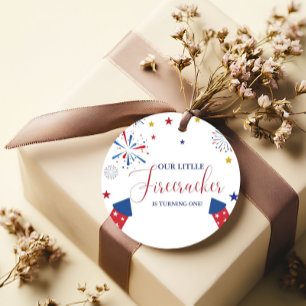 4th of July Patriotic independence  birthday party Favour Tags