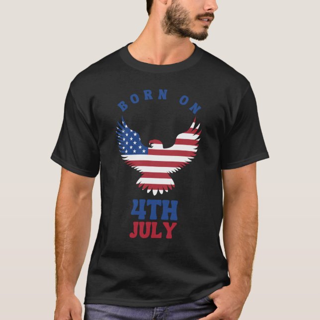 4TH OF JULY PATRIOTIC INDEPENDENCE DAY 1776 T-Shirt (Front)