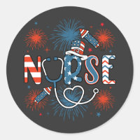 4th Of July Patriotic Nurse