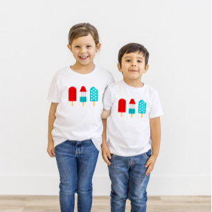 4th of July Patriotic Popsicles Kid’s Unisex T-Shirt
