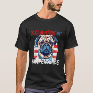 4th Of July Patriotic Pug T-Shirt