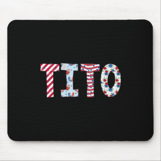 4th Of July Patriotic Tito Independence Day Americ Mouse Mat