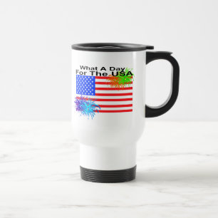 4th Of July Patriotic Travel Mug