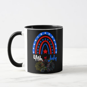 4th of July Patriotic US American Pride Retro Mug
