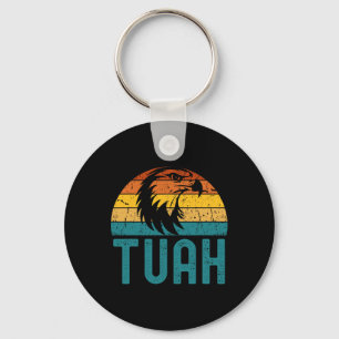 4th Of July Patriotic Usa Hawk Tuah Spit On That T Key Ring