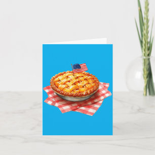 4th Of July Pie July 4th Memorial Day Aamerican Card
