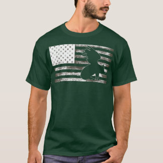 4th Of July Pig American Flag Famer Patriotic Farm T-Shirt