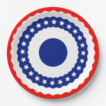 4th Of July Plate