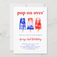 4th of July Popsicle Birthday
