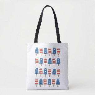 4th of July Popsicles 4th of July Independence Day Tote Bag