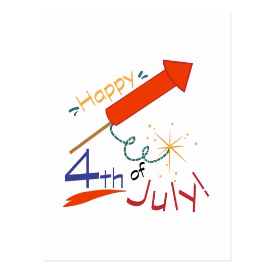 4th Of July Postcard