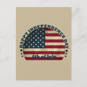 4th of july postcard