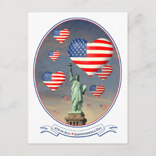 4th of July Postcard
