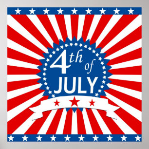 4th of July Poster