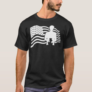 4th of July Pottery US American Flag July T-Shirt
