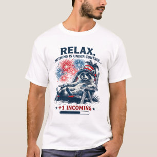 4th of July Pregnancy Announcement Dad T-Shirt