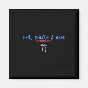 4th Of July Pregnancy Announcement Mama Patriotic Magnet
