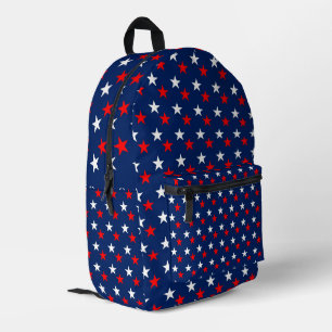 4th of July Printed Backpack