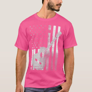 4th of July Proud American Flag - Country Music Gu T-Shirt