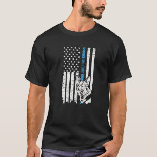 4th Of July Quote For A Patriotic K9 Police Office T-Shirt