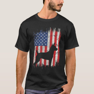 4th Of July Rat Terrier American Flag Patriotic Do T-Shirt