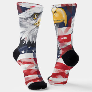 4th of July Red and Blue Socks