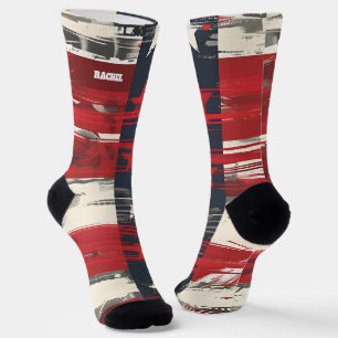 4th of July Red and Blue Socks