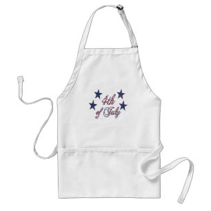 4th of July Red White and Blue Stars and Stripes Standard Apron