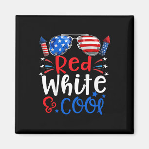 4th Of July Red White And Cool Patriotic Boys Kids Magnet