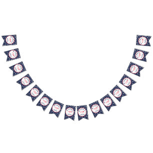 4th of July Red White Blue Stars Bunting