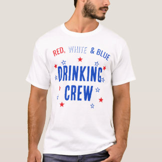 4th of July Red, White & Blue with Stars T-Shirt