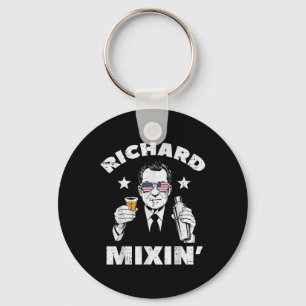 4th Of July Richard Mixin Nixon President Patriot Key Ring