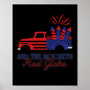 4th Of July Rockets Red Glare Independence Day Par Poster