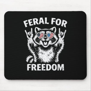 4th of July Shirt Freedom Patriotic Men Women Dist Mouse Mat