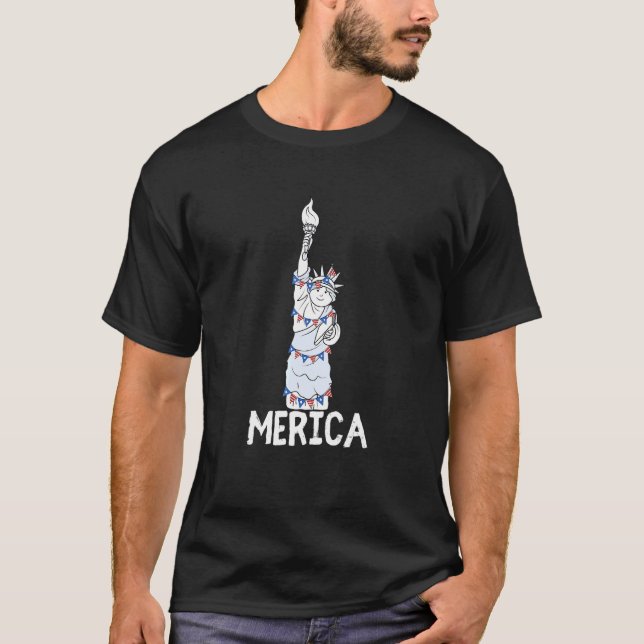 4th Of July Shirt Statue Of Liberty (Front)