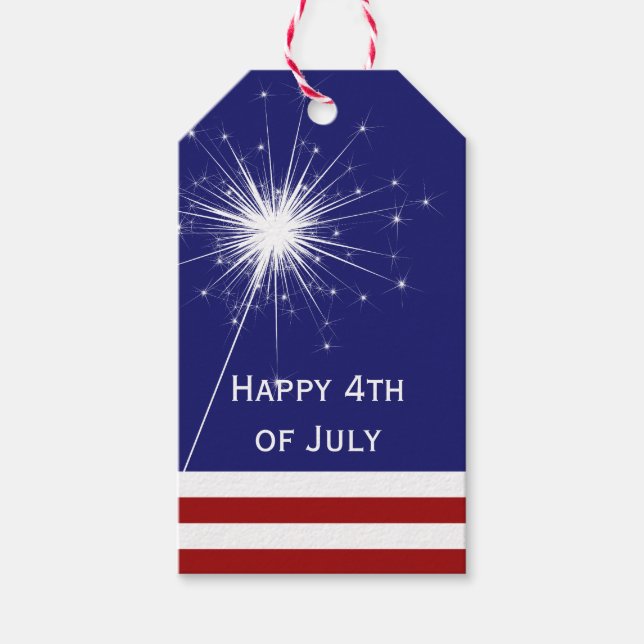 4th of July Sparkler Tag 3 (Front)