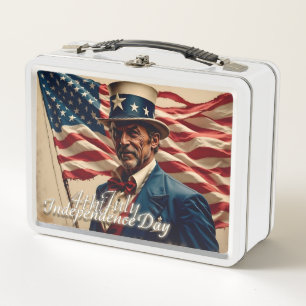 4th of July – Spirit of Independence Metal Lunch Box