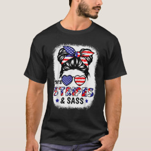 4th of July Star Stripes Sass USA Flag Patriotic K T-Shirt