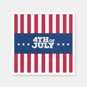 4th of July Stars and Stripes Napkins