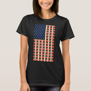 4th Of July Strawberry Jello Usa Flag Cake Men Wom T-Shirt
