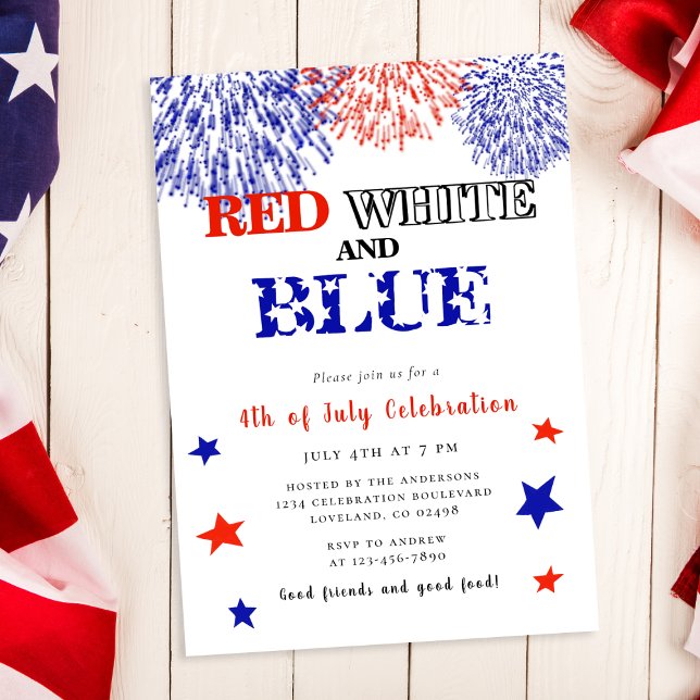 4th of July Summer BBQ Invitation (Creator Uploaded)