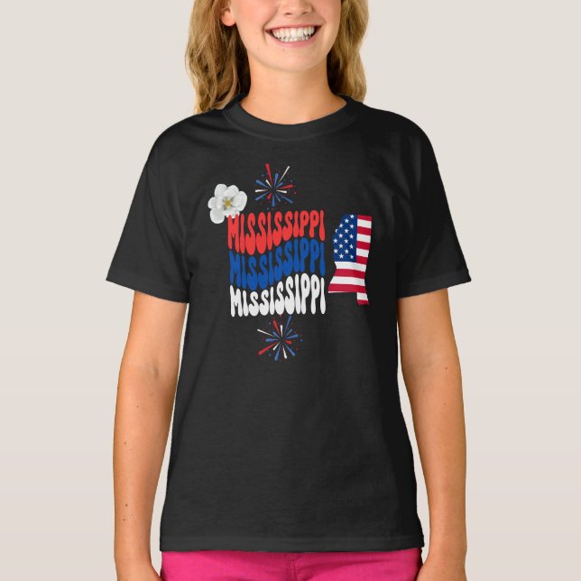 4th of July/Summer/Mississippi Summer T-Shirt (Front)