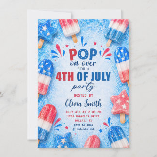 4th of July Summer Party Invitation