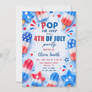 4th of July Summer Party Invitation