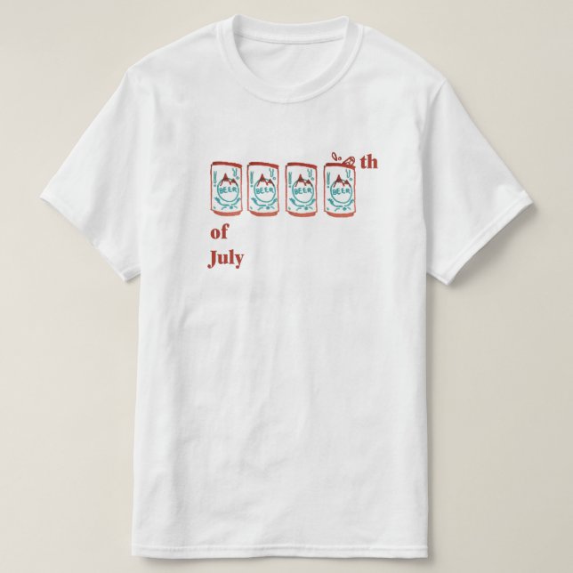 4th of July T-Shirt (Design Front)