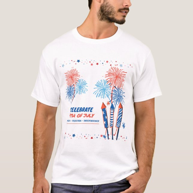 4th of july  T-Shirt (Front)