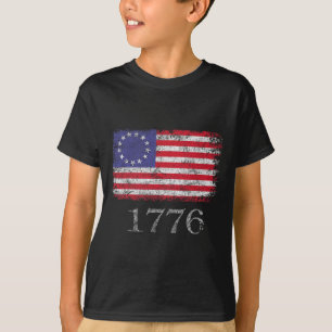 4th Of July T Shirt American Flag Betsy Ross 1776