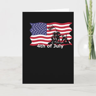 4th Of July T Shirts Iwo Jima Card